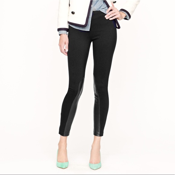 J. Crew Pants - J. Crew Pixie Jodhpur Pants with Leather Detailing